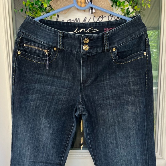INC International Concepts Denim - INC International Concepts Indigo Denim Jeans Boot Leg size 10 👖